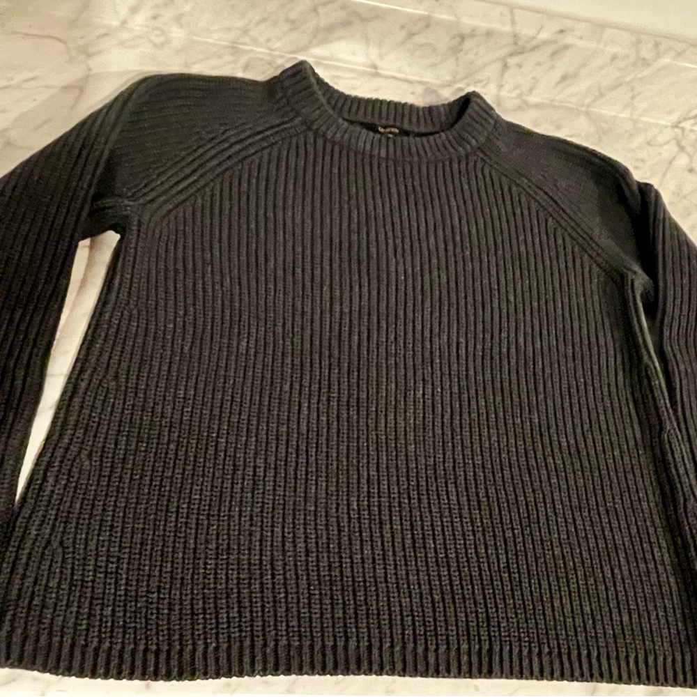 Quince Women's 100% Organic Cotton Fisherman Crewneck Sweater